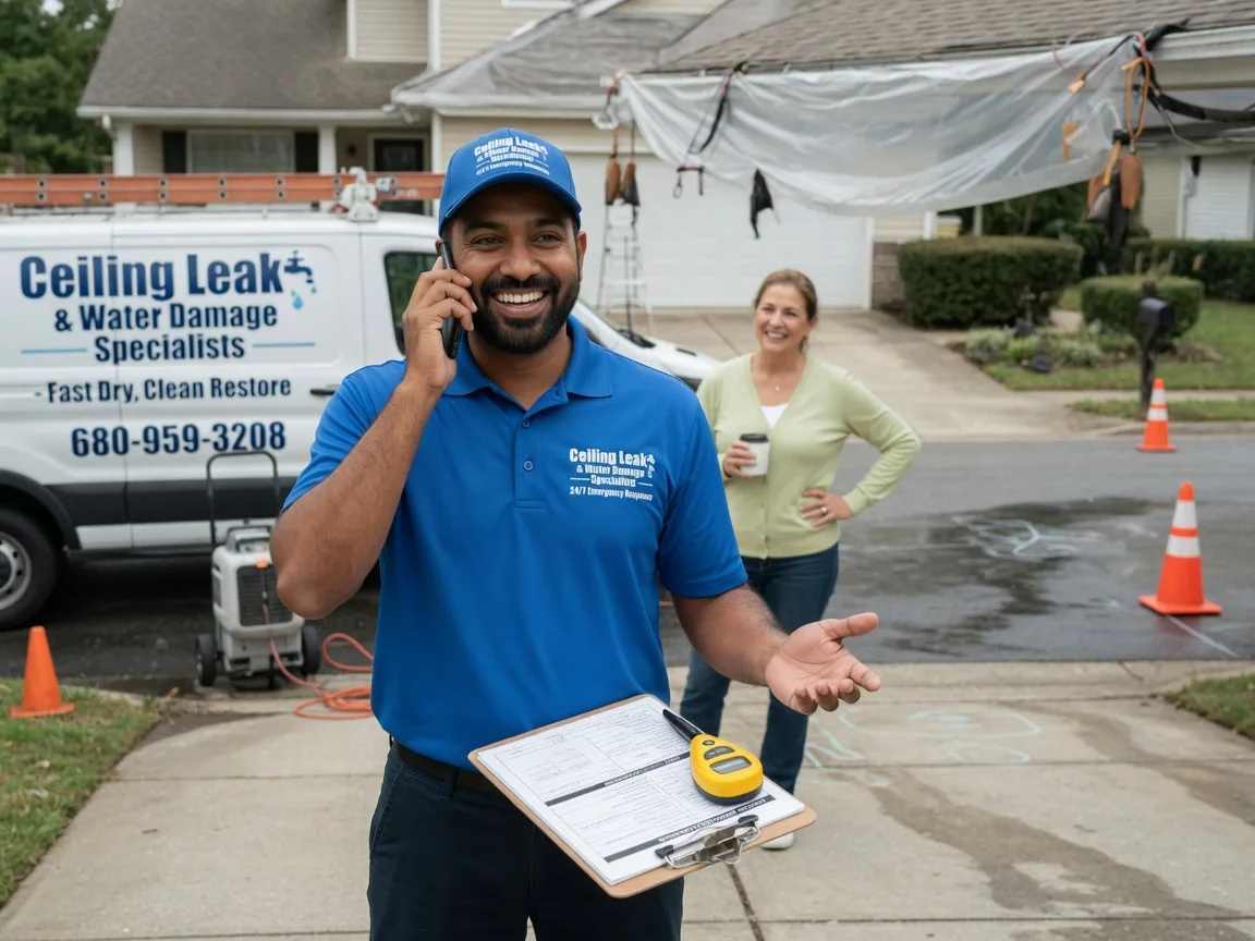 Ceiling Leak Cleanup Bennet, NE FAQs